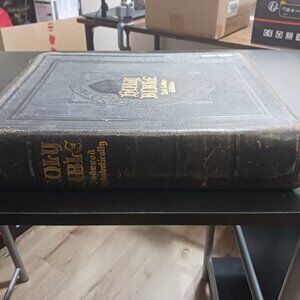 8 pound Holy Bible Red Letter Edition copyright 1923